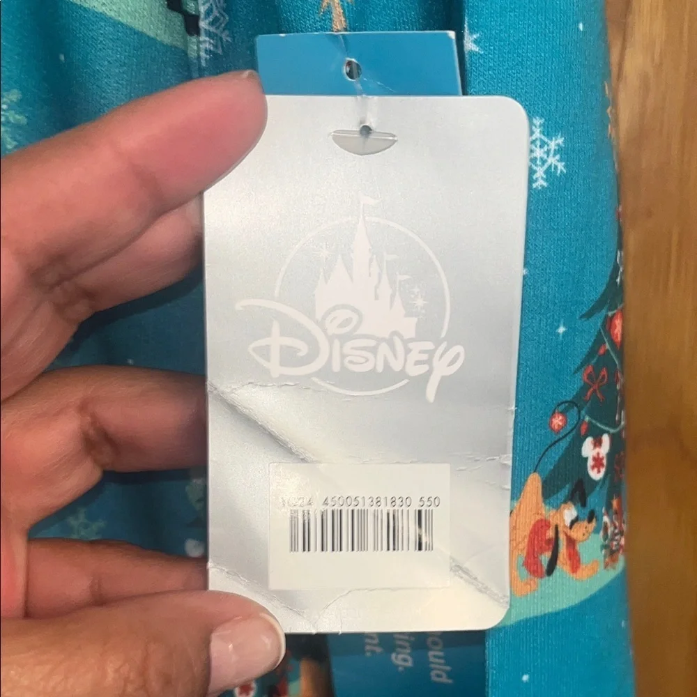 Disney Mickey Mouse and Friends Holiday Hooded Coverall One-Piece Sz 7/8 NWT